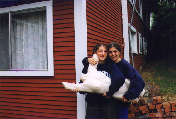 Bekah, Bridgit, and Pam,  Arcata, California, 1999  copyright Peter Palmquist